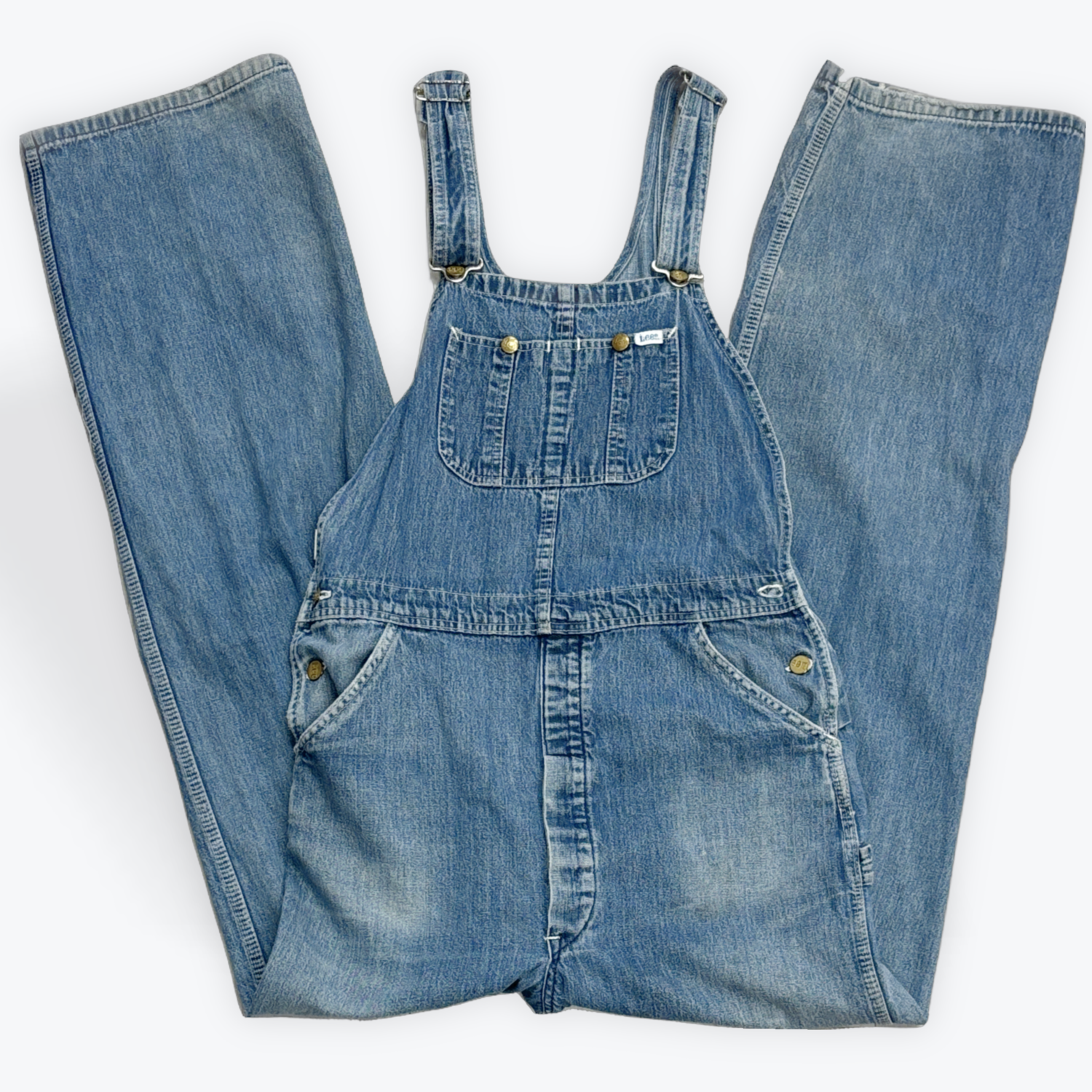 M - VINTAGE LEE DENIM OVERALLS — Chaotic Closet