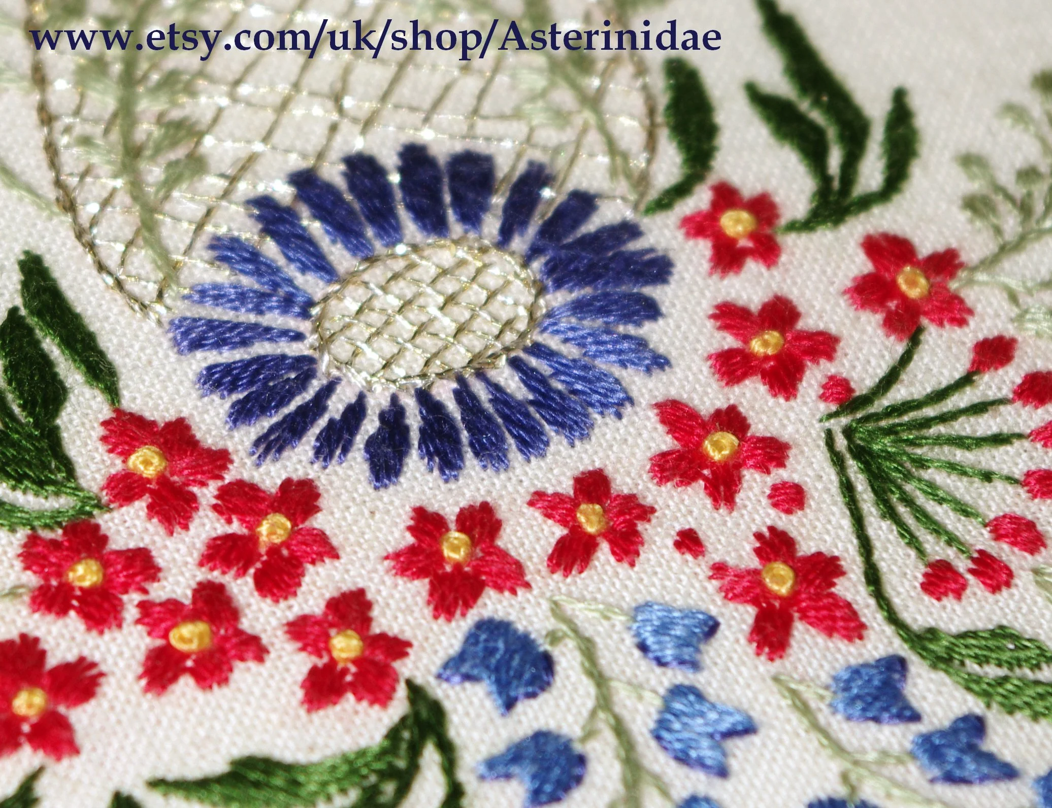 Ackermann's embroidery design from 1815 'Emma'