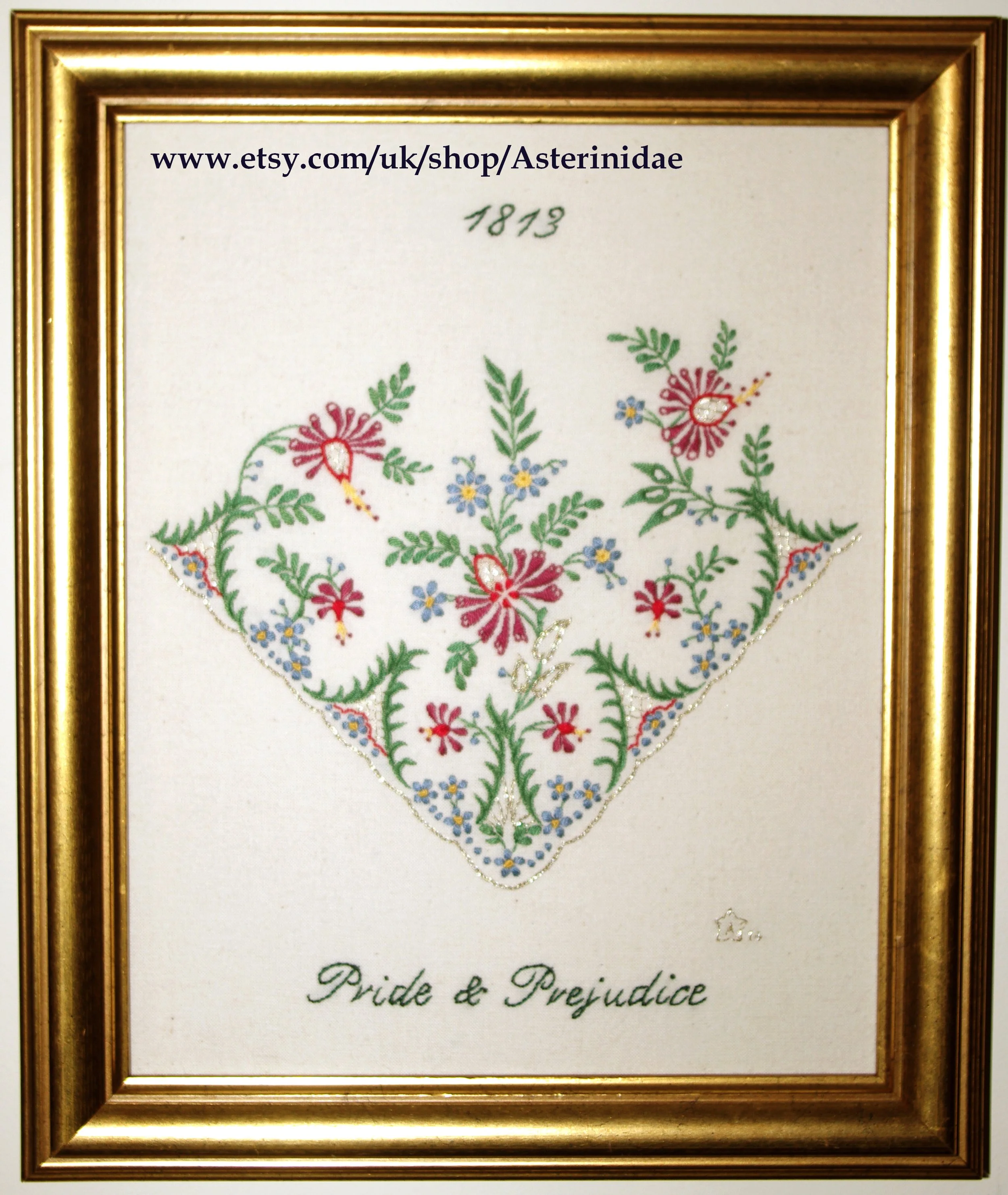 Ackermann's embroidery design from 1813 'Pride & Prejudice'