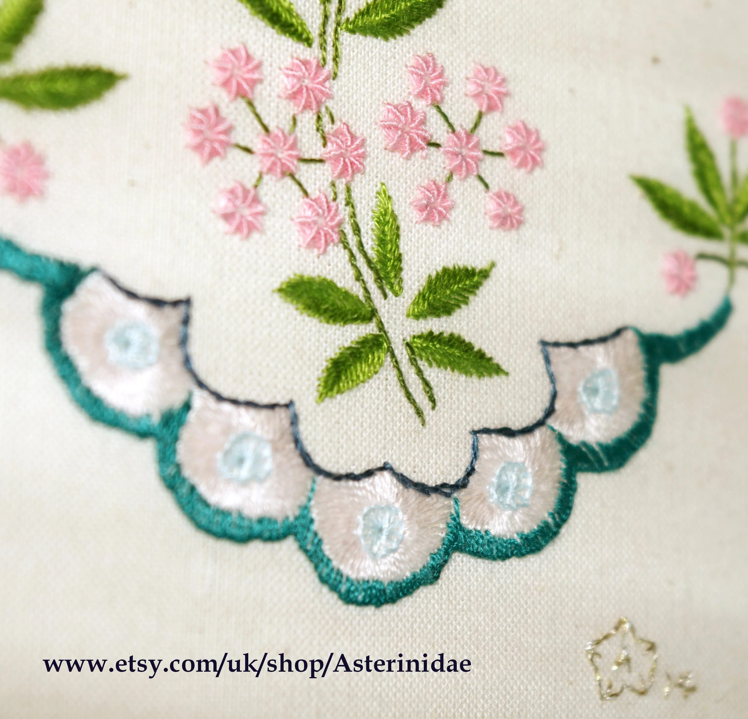 Ackermann's embroidery design from 1817 'Northanger Abbey'