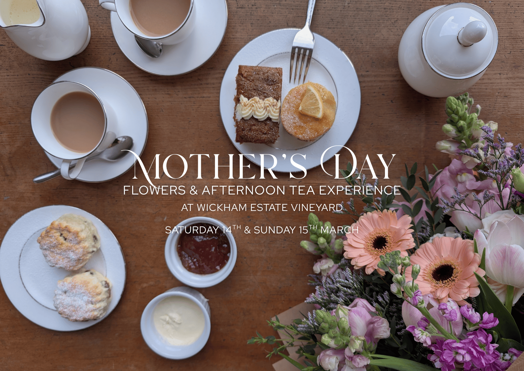 Mother's Day Flowers &amp; Afternoon Tea Experience 