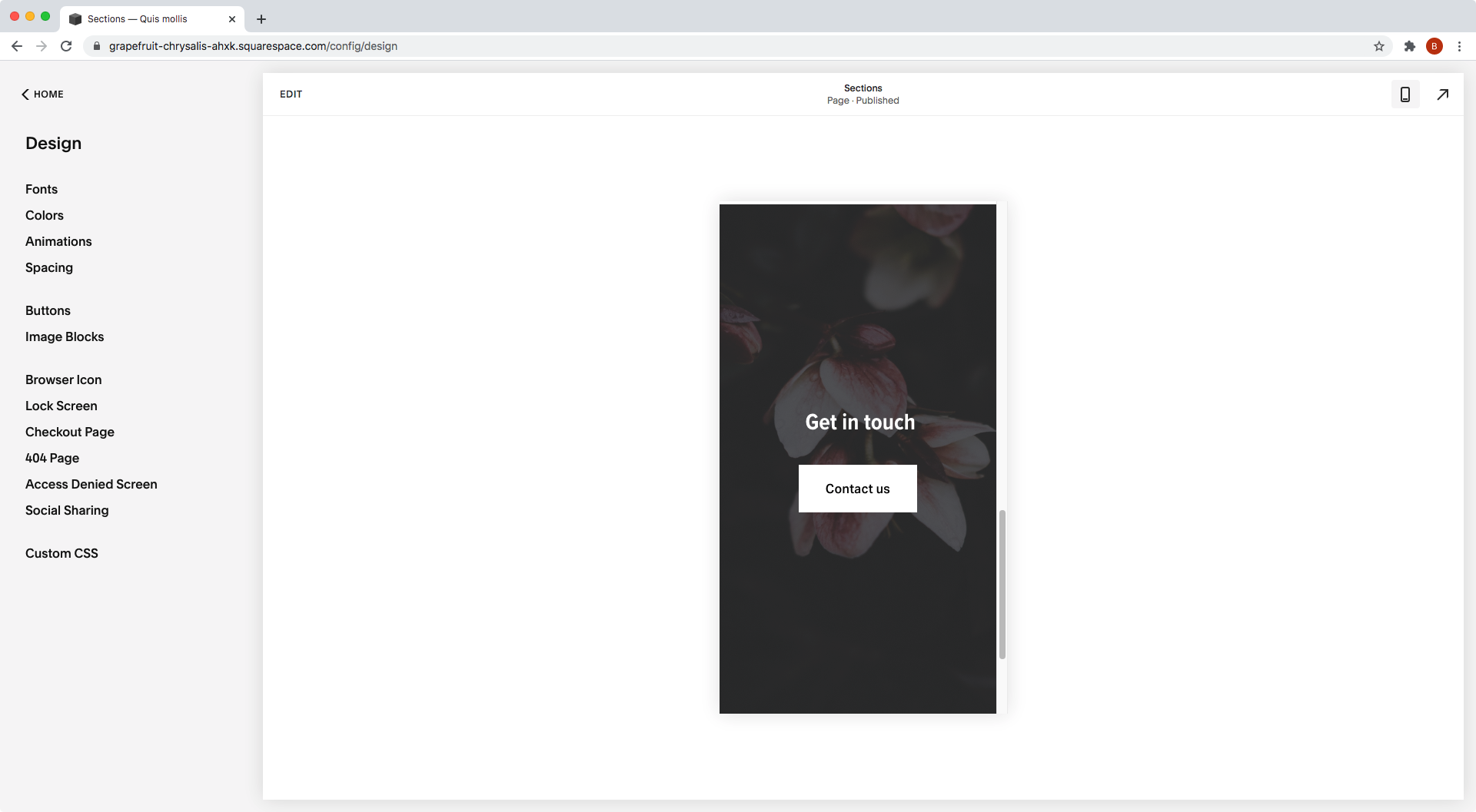 How to adjust your page/index section height on mobile (7.0 & 7.1 CE) • B.