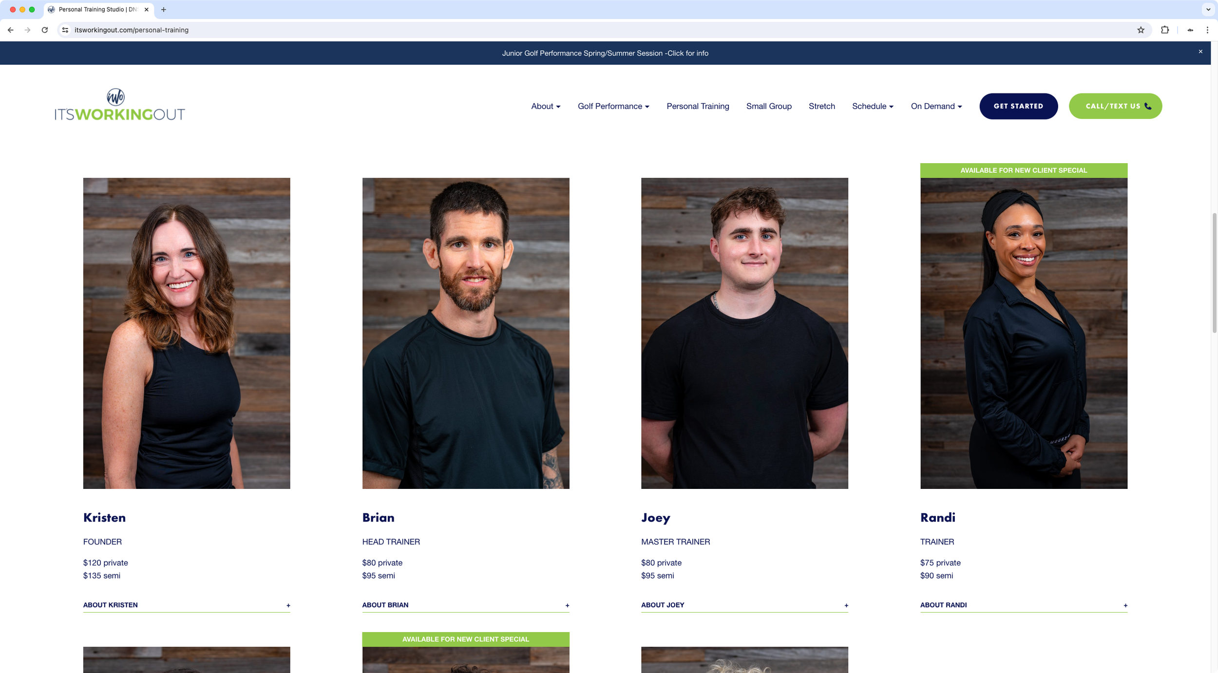 Squarespace custom page layout - Bio page.png