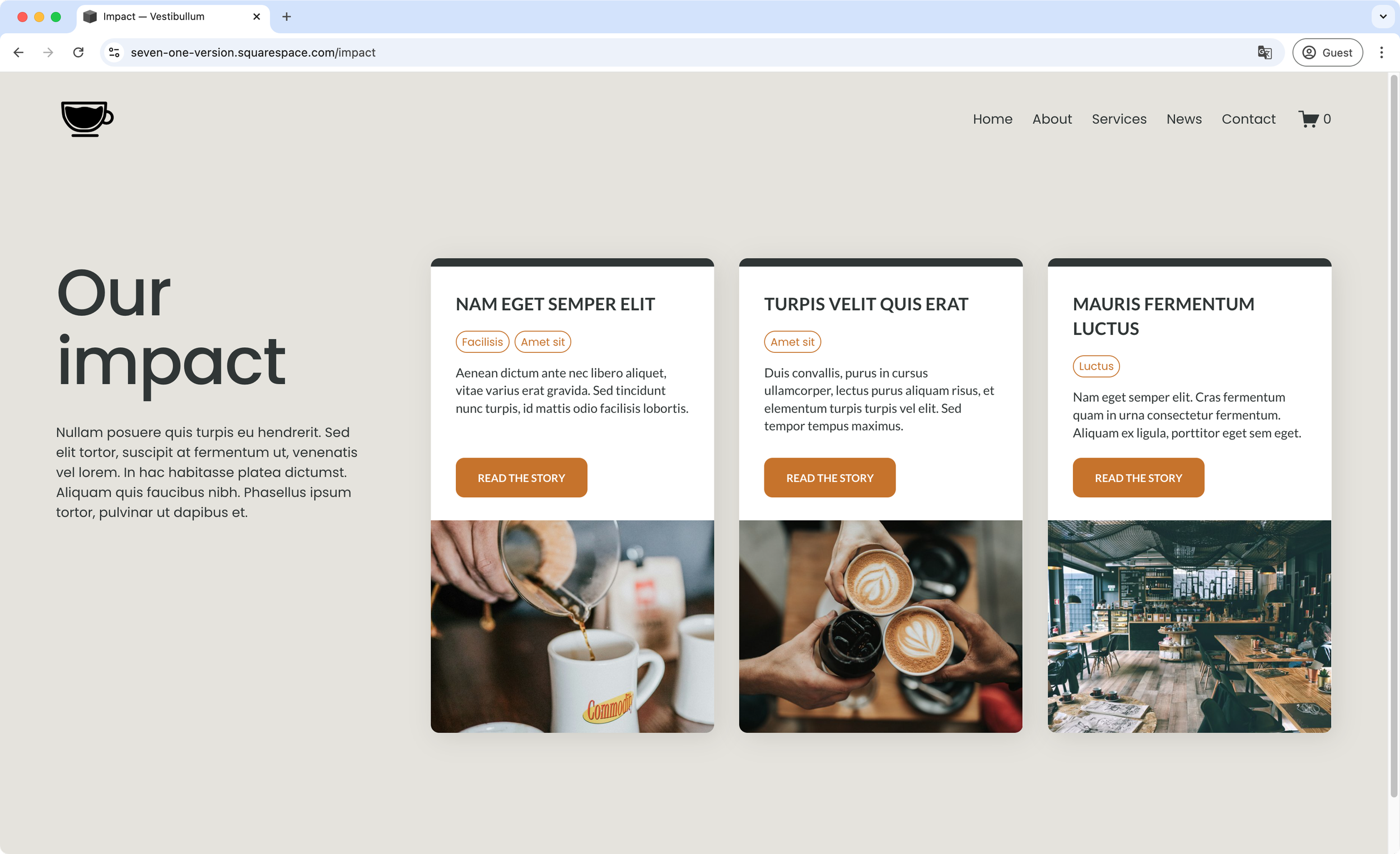 Minimal rounded Summary Grid - Summary block