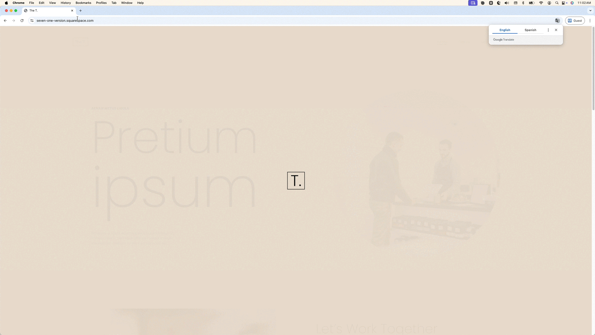 One-time loading screen - Miscellaneous