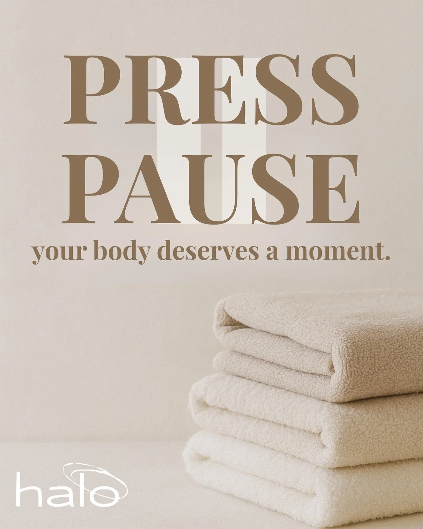 Press pause βΈοΈ at Halo π
Work stress ramping up? Holiday plans taking over your calendar? Need a moment to take care of you? Halo has you covered! Our estheticians, cosmetologists, nail technicians, and massage therapists are here to provide you wi