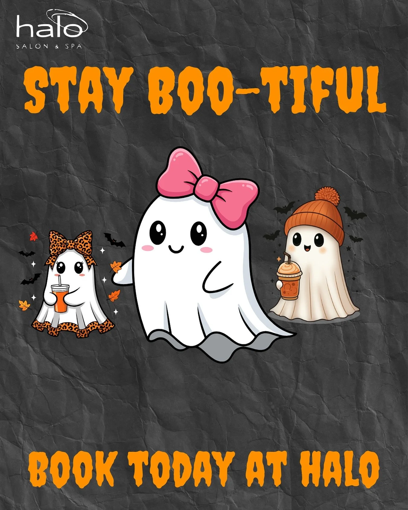 Stay boo-tiful at Halo 💋

Have a fun &amp; safe Halloween, and book your next appointment today at haloaugusta.com, on the Go Halo app, or over the phone: 706.828.4856

#halosalonandspa #augustaga #csra #halloween
