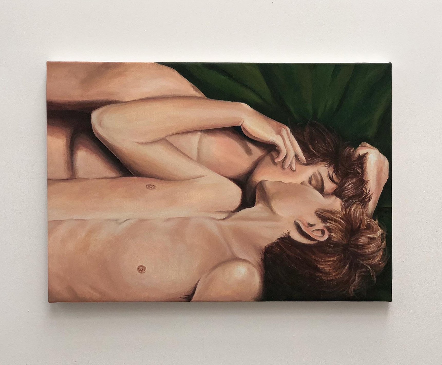 Sans Titre, peinture sur toile coton, 55x38cm, Prix sur demande