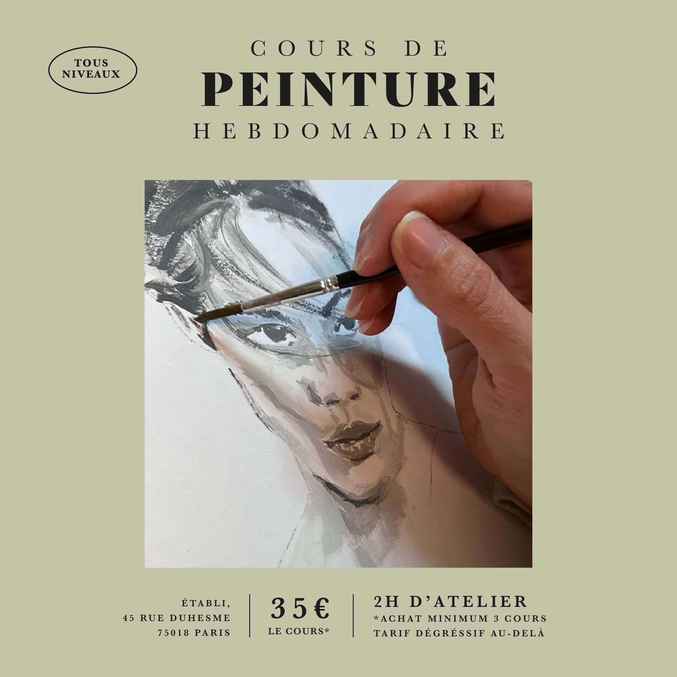 PEINTURE - 3/6/12 COURS