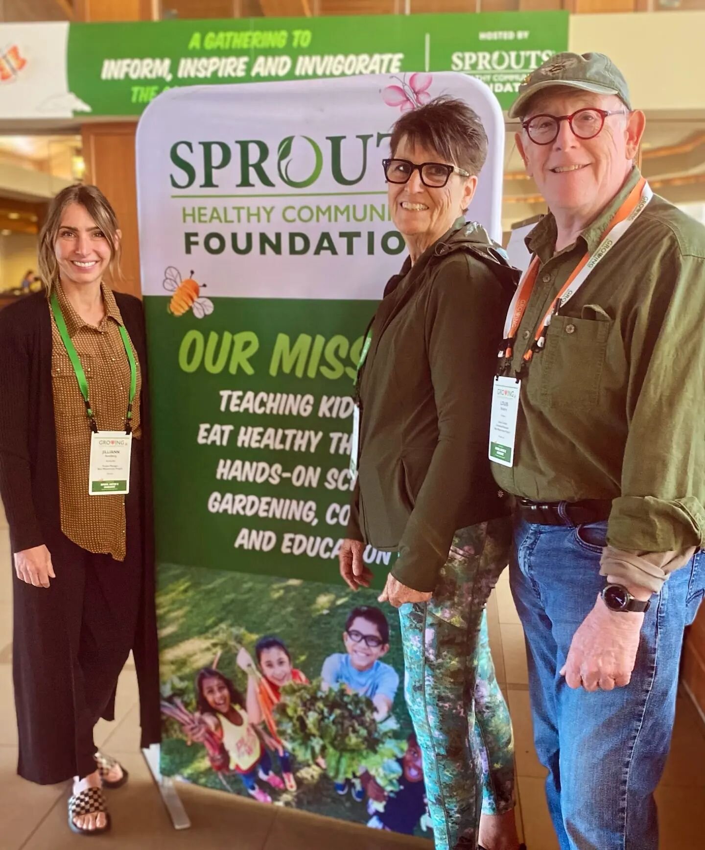 We're grateful to have been able to send this team to the @sproutsfnd School Garden Conference this past weekend! This three-day event helped our team connect with others across the country imbedding school garden best practices at school. We're eage