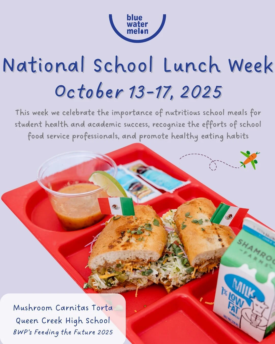 Happy National School Lunch Week! 🍉🍏🥕

We celebrate the importance of nutritious school meals for student health and academic success. We recognize the efforts of school food service professionals and promote good food in schools, always. 

#abett