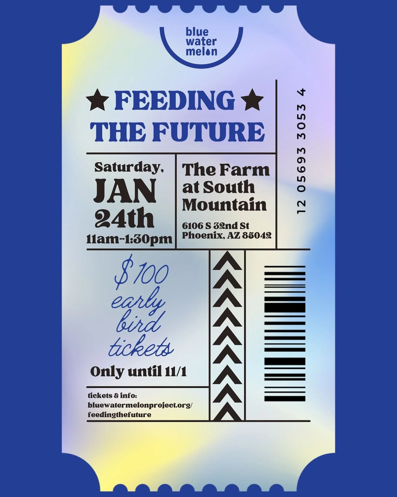 Don&rsquo;t miss out - early bird tickets are here! 🎉
Our 8th Annual Feeding the Future Culinary Contest and Fundraiser is Saturday, January 24th, 2026 from 11am-1:30pm at The Farm at South Mountain. 

Come taste the creative school meal recipes des