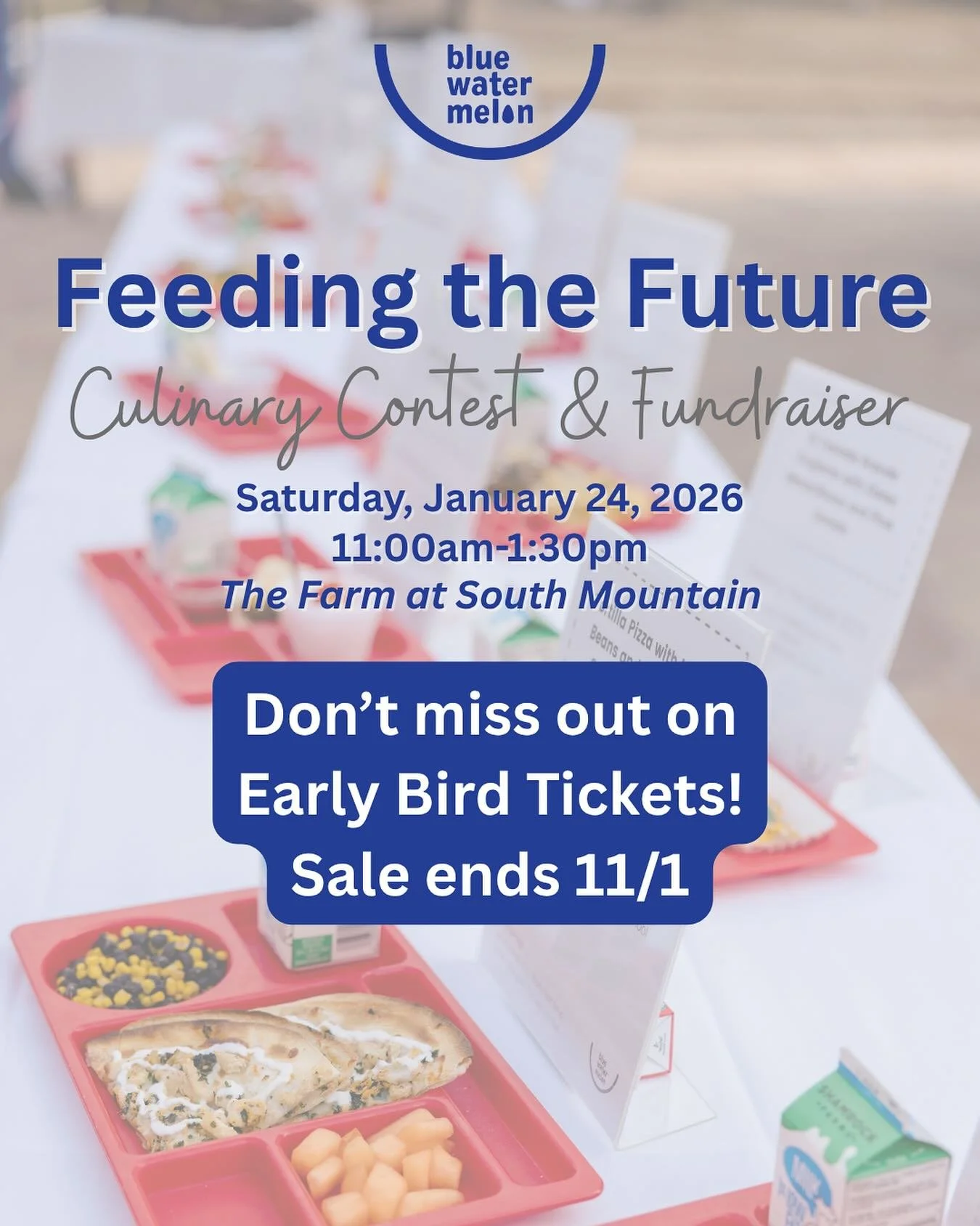 A little over 24 hours left to grab your 2026 Feeding the Future ticket at a discounted price! 

Feeding the Future is a culinary contest that challenges students to create healthy, great-tasting meals that meet the real-life requirements of school m
