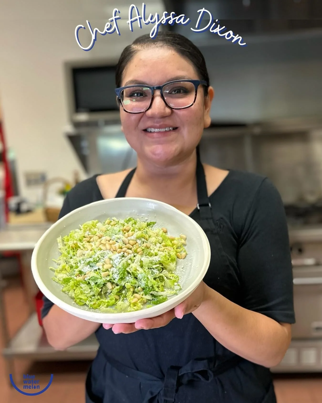 This month, Chef in the Garden learners get to prepare and taste Chef Alyssa Dixon&rsquo;s delicious dish, a Lemon Parmesan Salad with pine nuts. A light and refreshing salad using locally grown Jericho lettuce! 🥬

In 2017, Chef Alyssa Dixon started