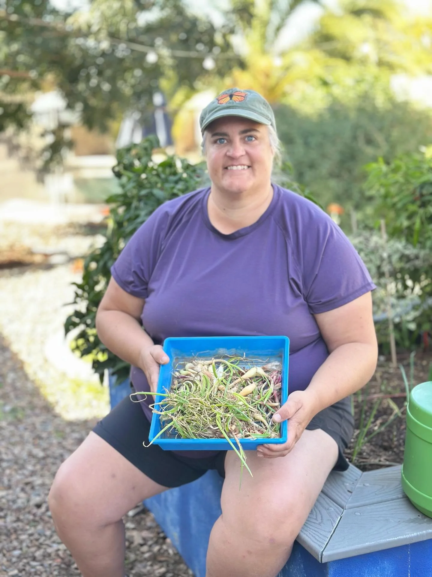 This month we celebrate Dr. Melissa Peeples, owner of The Desert Smells Like Veggies! She shares with students all the tips and tricks to planting onions in their school gardens. 🧅 Onions thrive in cooler weather and need a lot of sunshine, which is