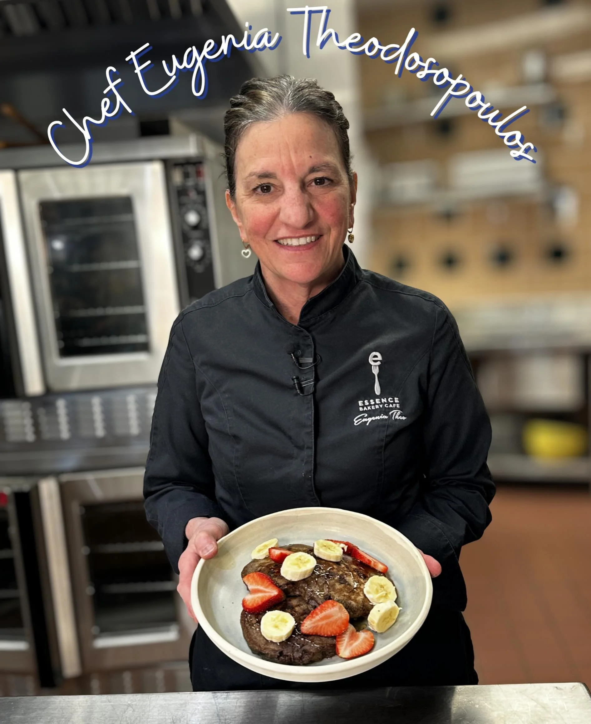 This month, Chef in the Garden learners get to prepare and taste Chef Eugenia Theodosopoulos&rsquo;s Buckwheat Chocolate Pancakes 🥞 A delicious dish using buckwheat flour - a wonderful way to add more nutrients to a breakfast staple and topping with