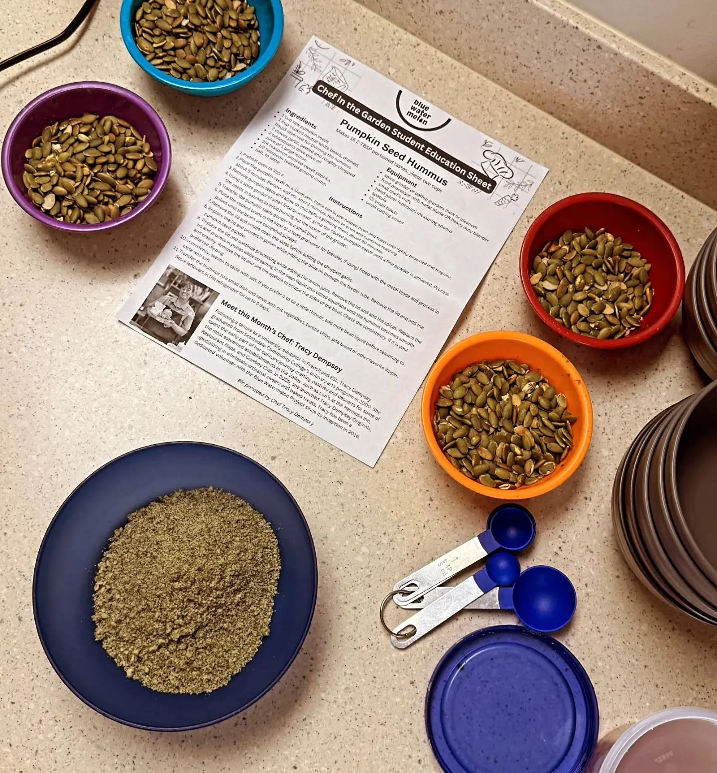 Sometimes the best lessons come from getting it wrong&mdash;and trying again. 🎃🌱

In Chef in the Garden, students turned pumpkin seed hummus into a hands-on learning experience&mdash;practicing ELA, math, and science while measuring, following dire