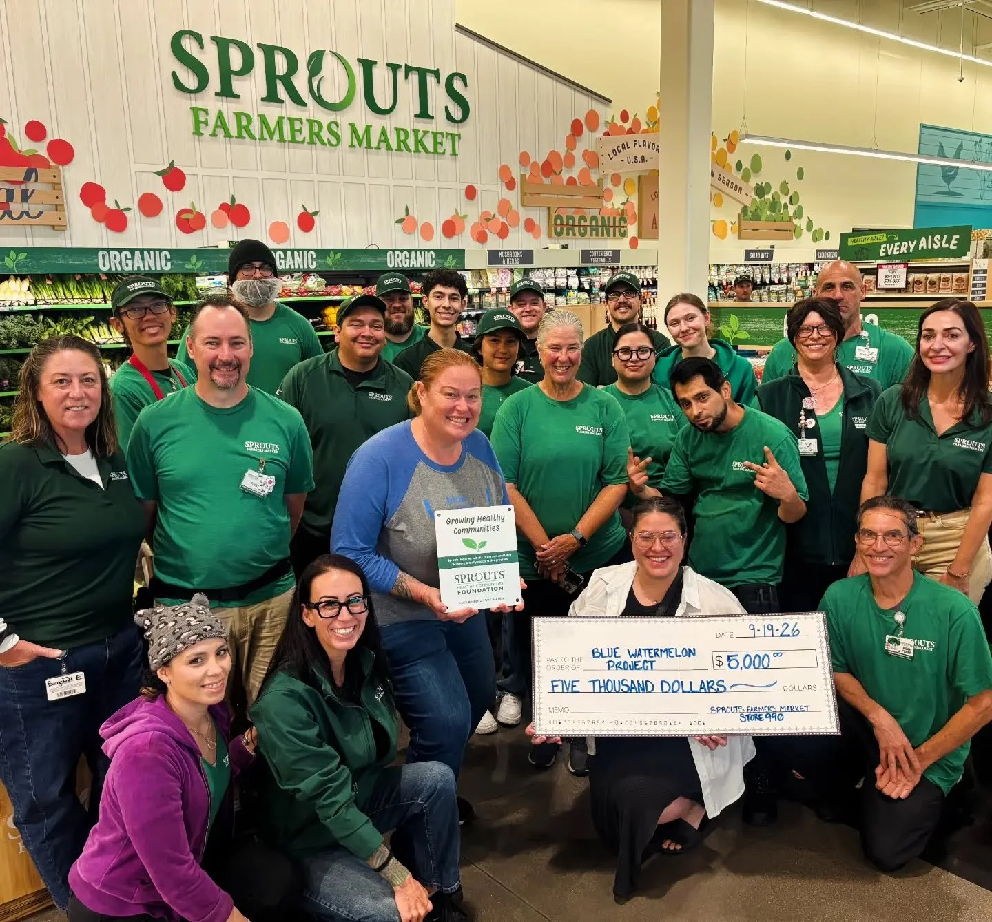500 stores. 550 grant presentations. One big morning of growing healthier communities! 🌱💚

We’re so grateful to the Sprouts Healthy Communities Foundation @sproutsfnd for a generous $5,000 grant to support cooking and gardening with kids in s