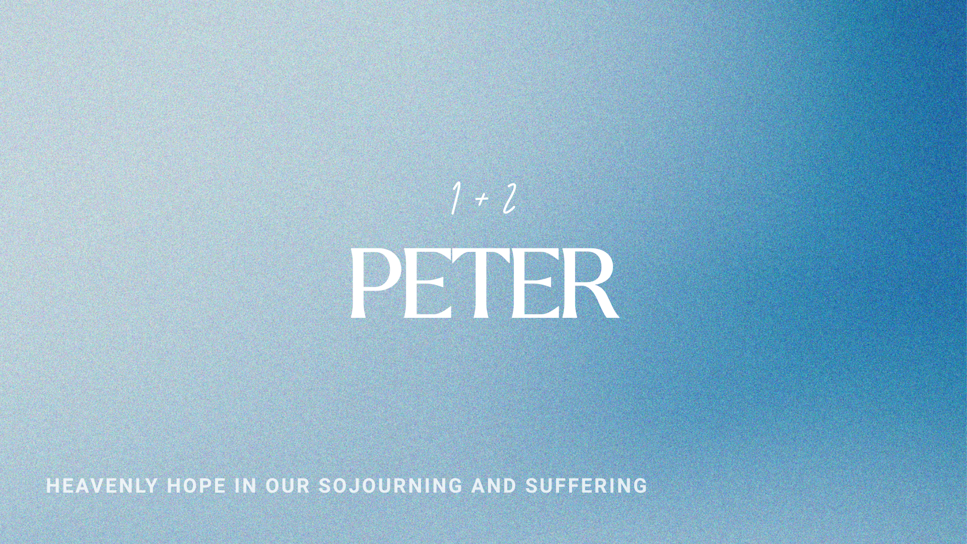 1 Peter 1:1-2 | Loved By God And Not Yet Home