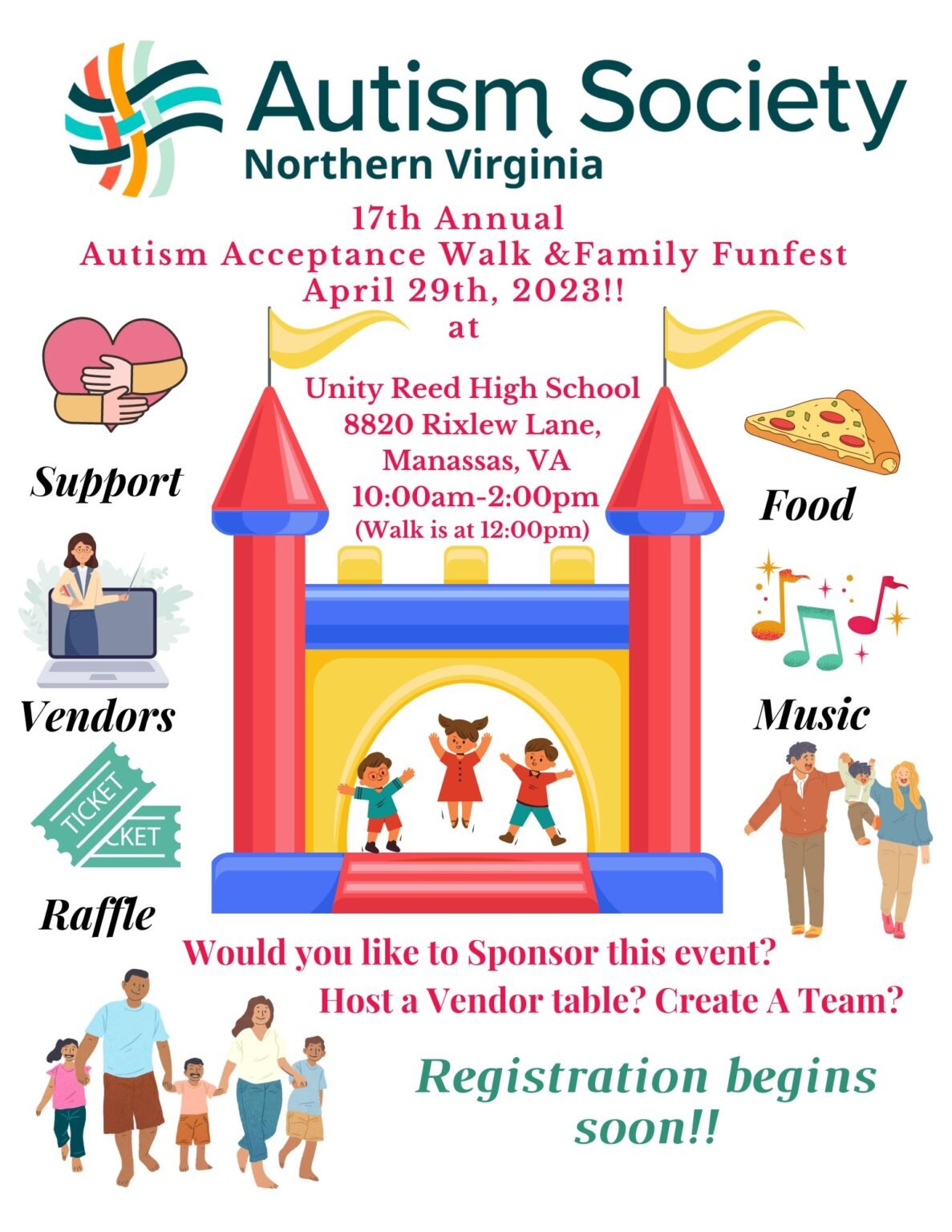 17th Annual Autism Acceptance Walk & Family Funfest