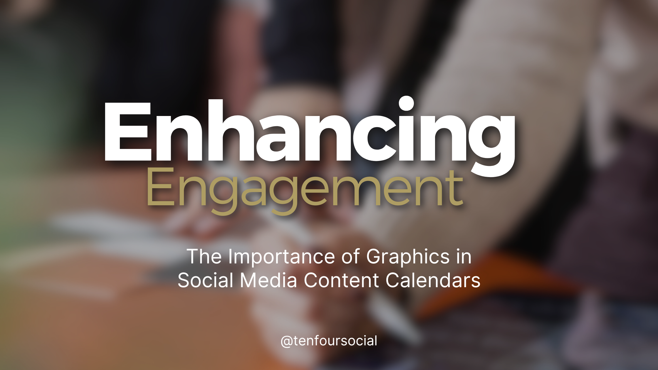 Enhancing Engagement: The Importance of Graphics in Social Media Content Calendars