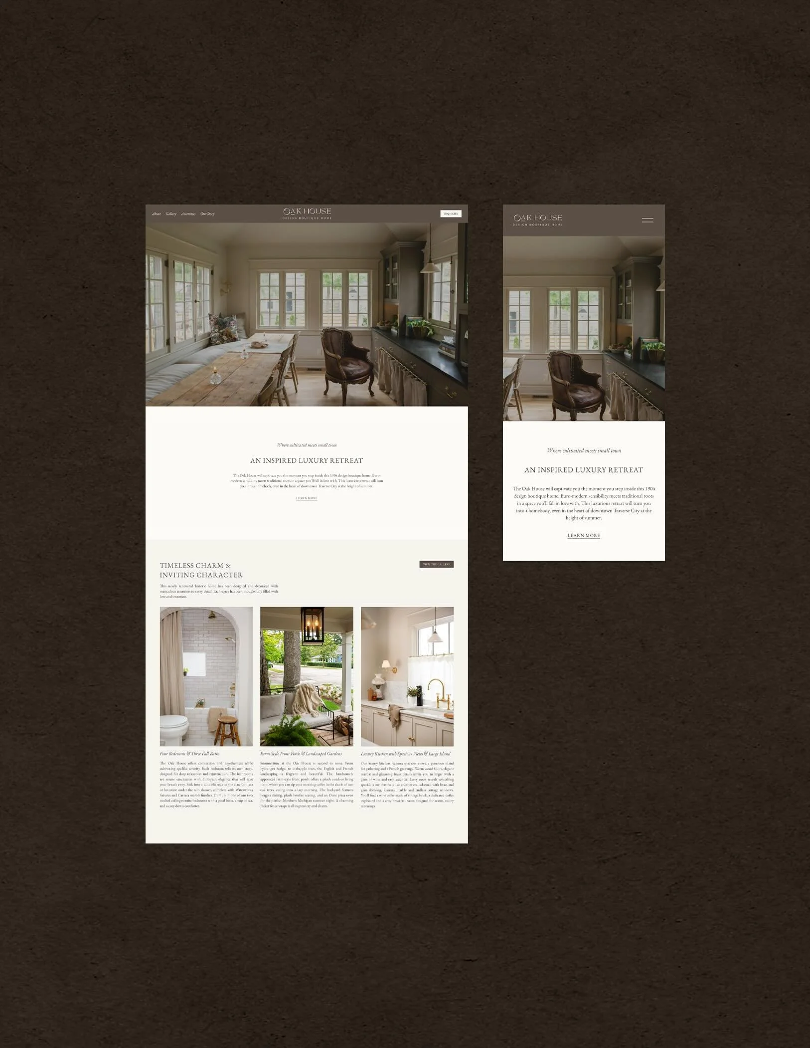 Reminiscing on this website project for @_oakhousetc 

With our squarespace design packages, we craft a stunning website that reflects your brand&rsquo;s vision.

Whether you&rsquo;re an interior designer, marketing agency, bridal store or service-ba