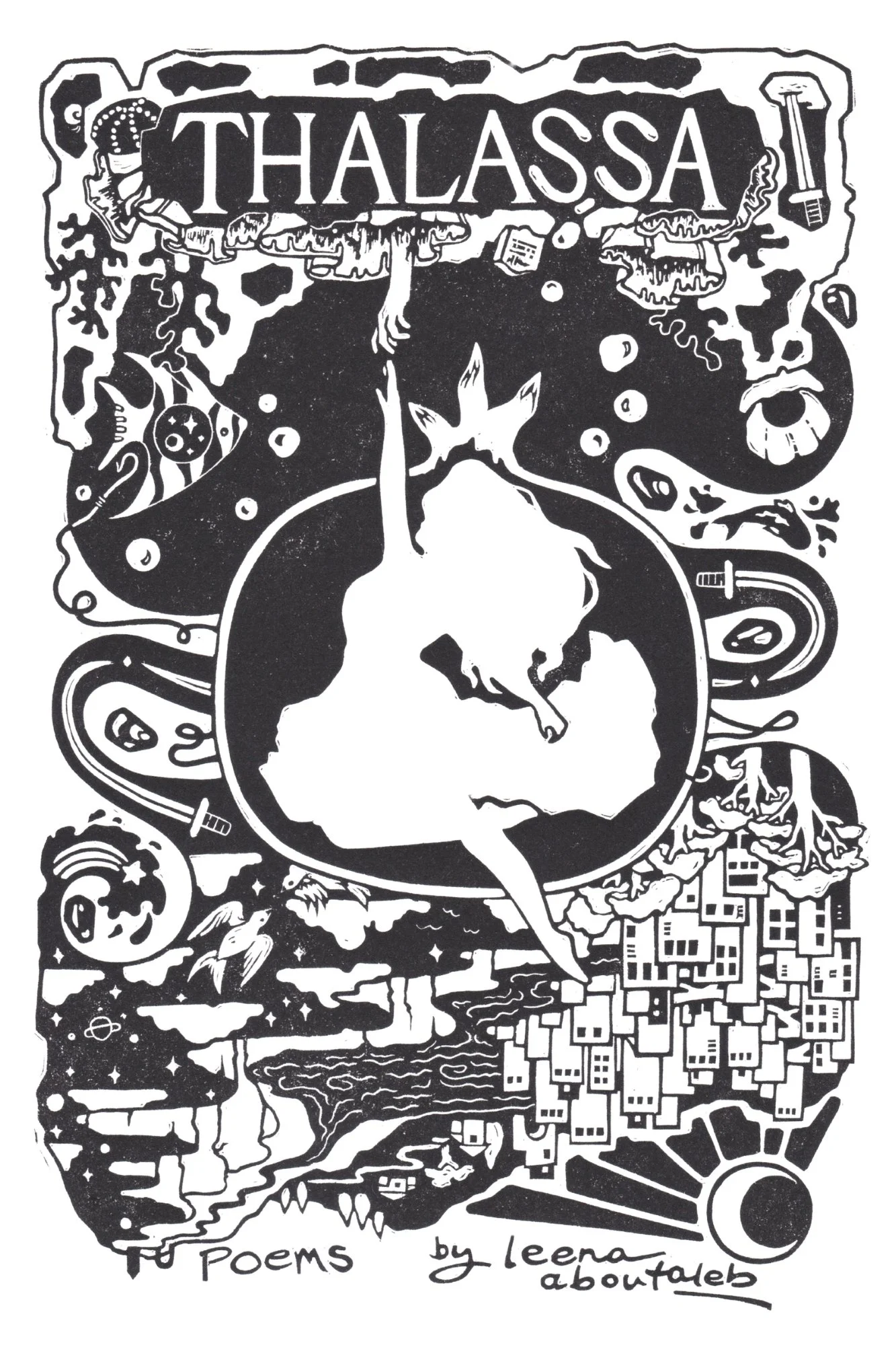 THALASSA - book cover with Leena Aboutaleb