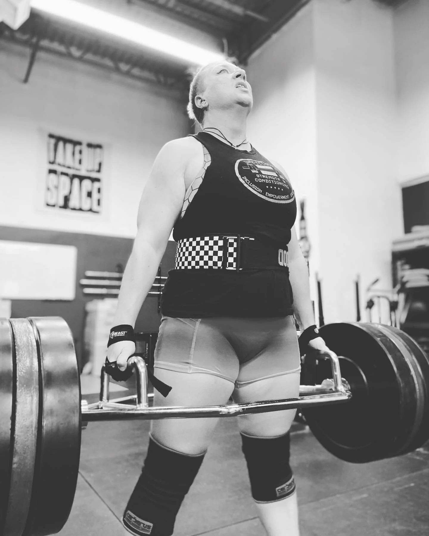 Strength is inspiring. #athlete #trusttheprocess 

#inclusion #empowerment #growth #nmstrong #nmtrue #onealbuquerque #powerlfting #strongman #strongwoman #crossfit #mastersathlete #nonbinaryathlete #transathlete #lgbtqai #lgbtqaially #transathletesbe