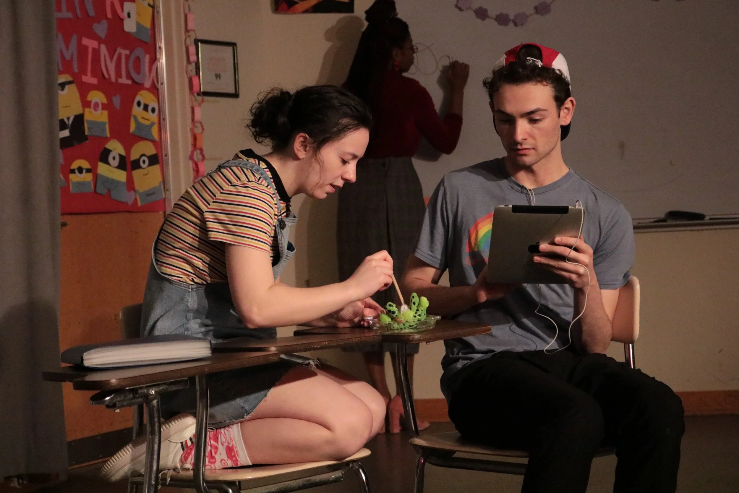 Rachel as 'Claire' in 2020 Devised Theatre Festival at the University of Cincinnati's College-Conservatory of Music