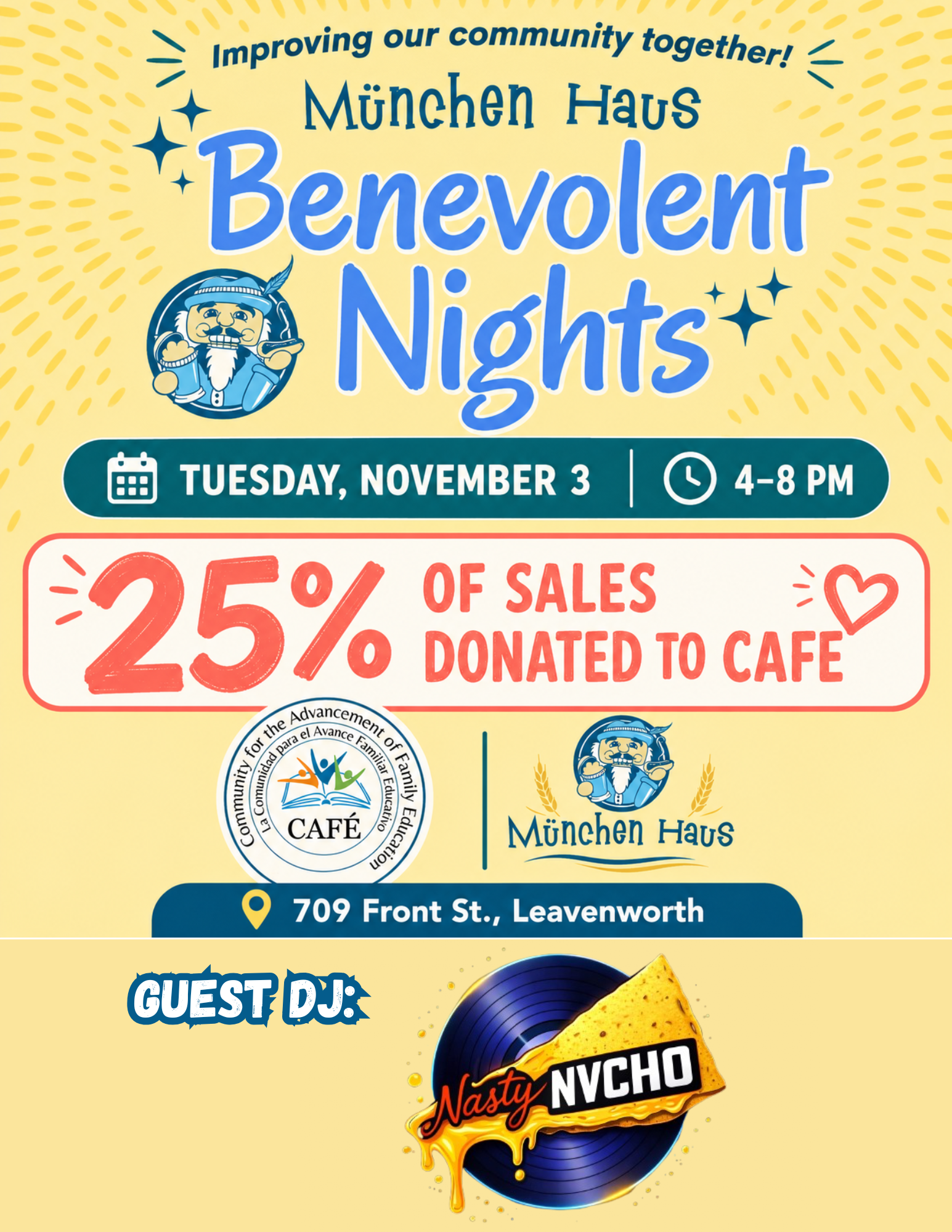 Munchen Haus Benevelont Night for CAFE