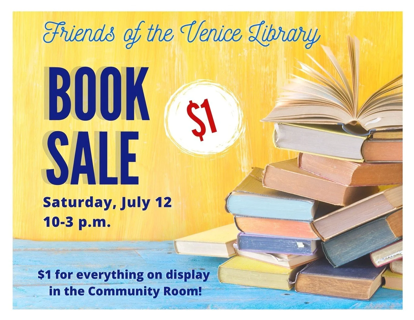Christmas in July Sale: July 12 in the Community Room