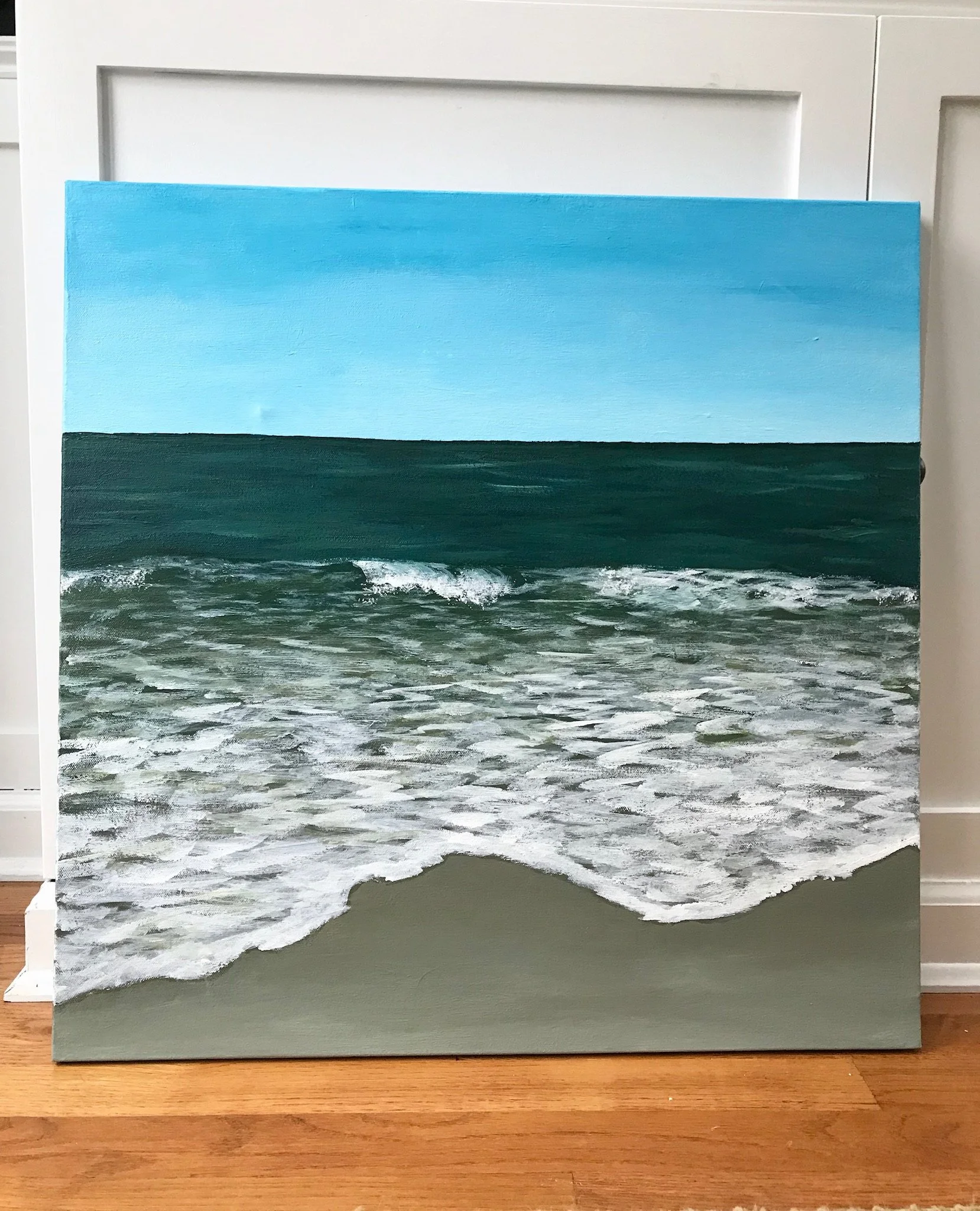 Happy Accidents Painting Class: Seascape