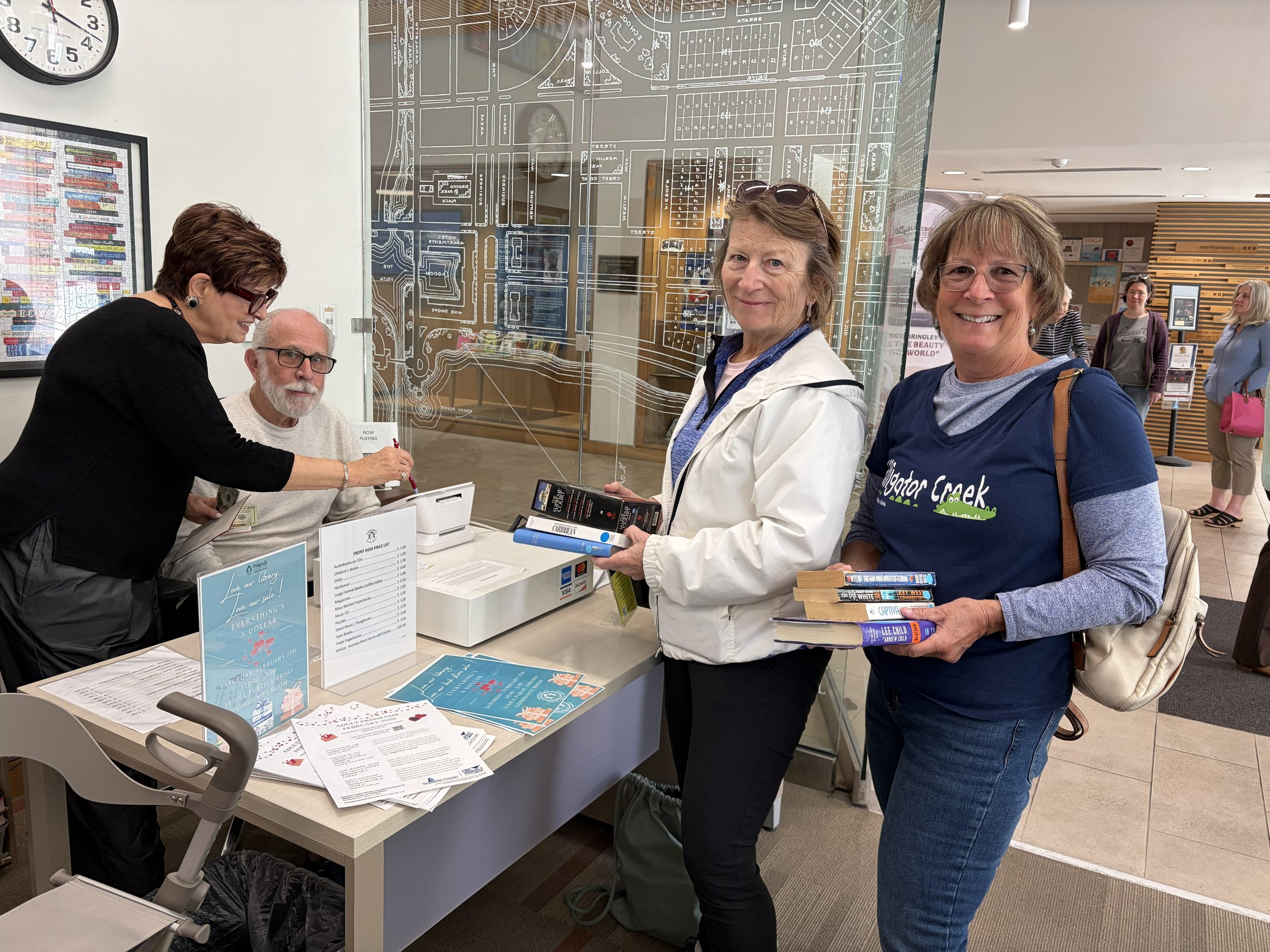 Elizabeth Bishop and Kathy Mixon at checkout.jpeg