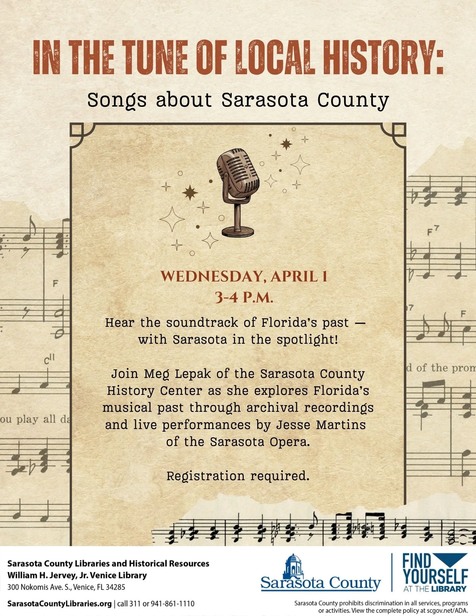 In the Tune of Local History: Songs about Sarasota County