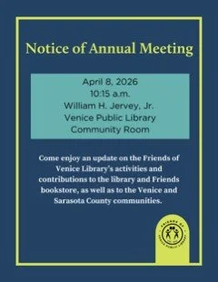 Friends of Venice Library Annual Meeting 