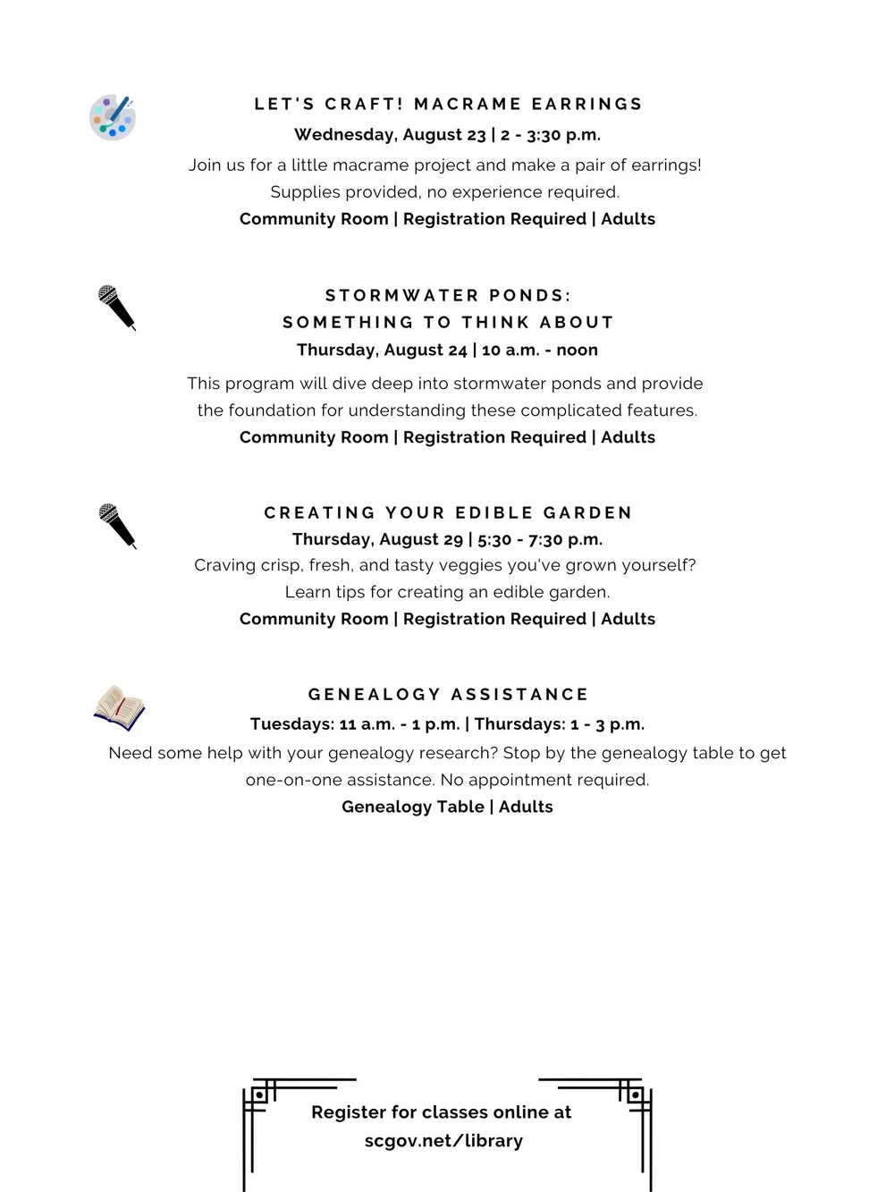 August Calendar Of Events Friends Of The Venice Public Library august-calendar-of-events-friends-of-the-venice-public-library