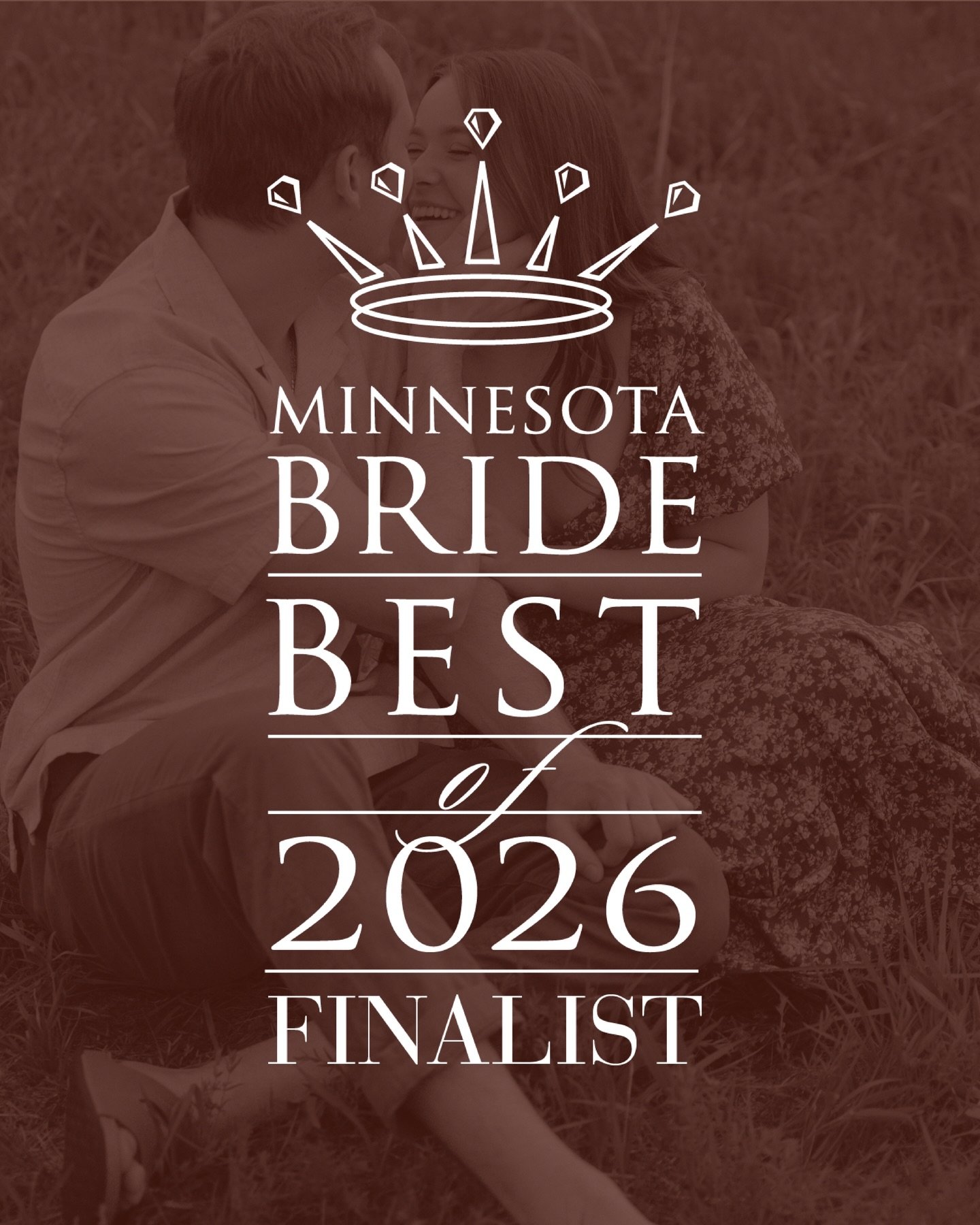 I&rsquo;m so grateful to be a finalist for @minnesotabride&rsquo;s Best Engagement Photographer! Getting to capture couples during their engagement session is so special to me, especially capturing photos that truly reflect the couple and their relat