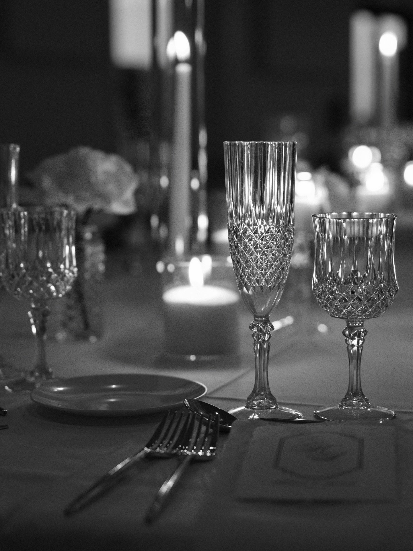 More moody, candle-lit receptions, please