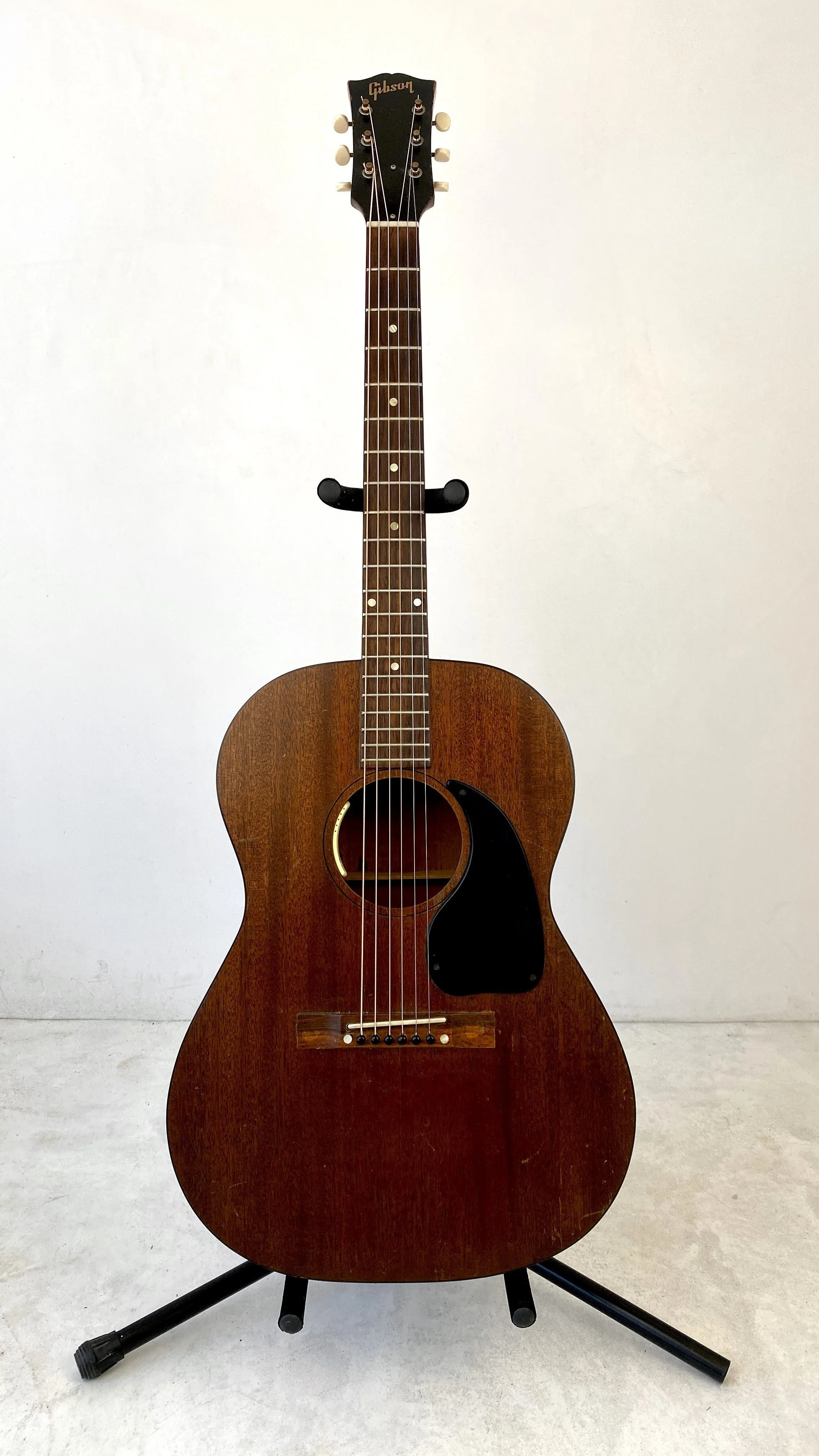 1959 Gibson LG-0. Primary acoustic on Freedom Fry's Songs from the West Coast LP. 