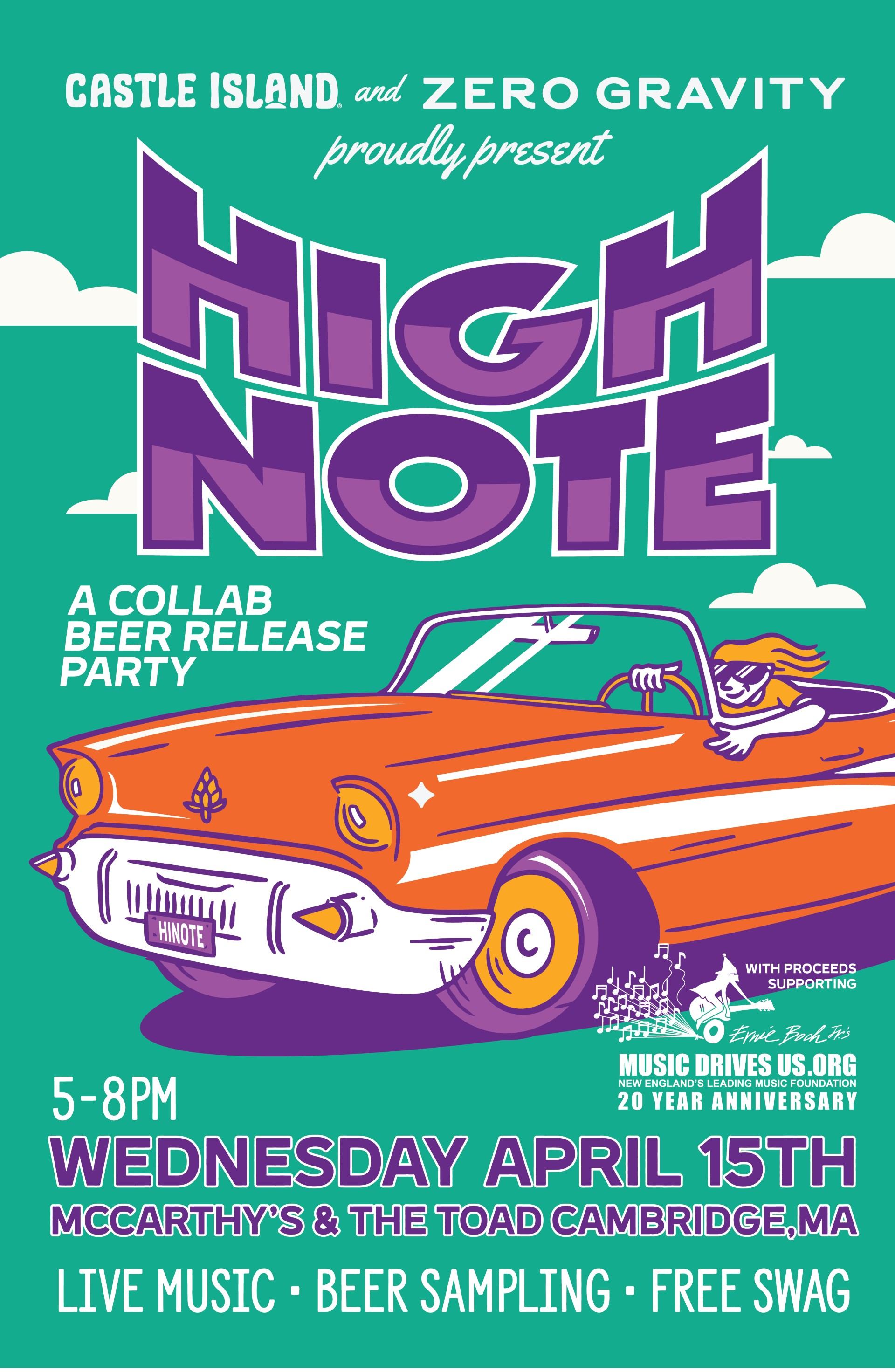 Castle Island x Music Drives Us