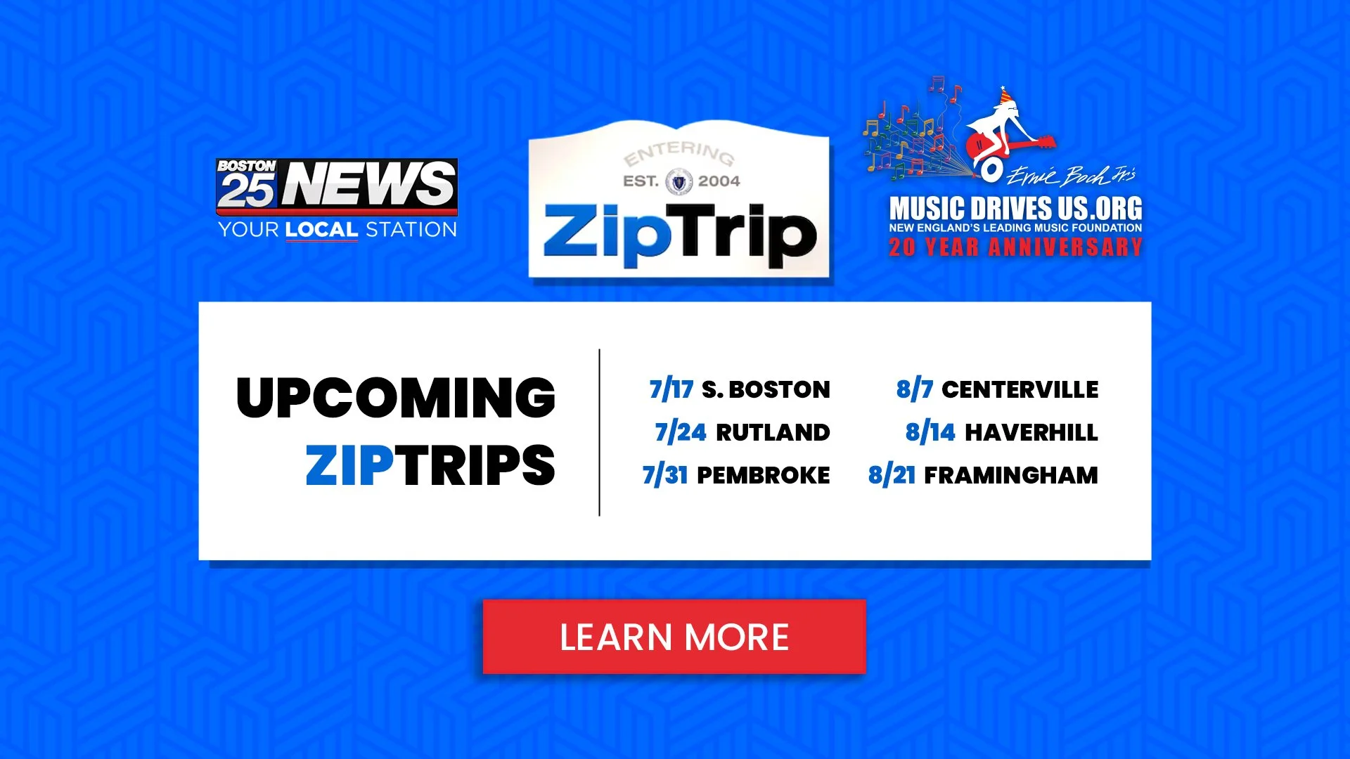 Zip Trips 2026