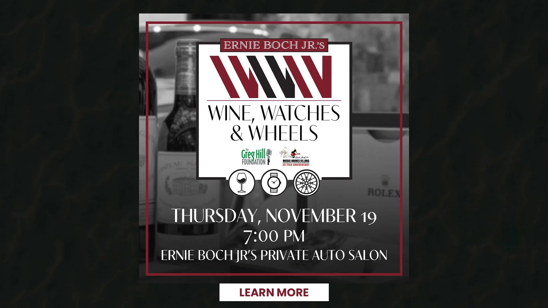 Wine Watchs &amp; Wheels