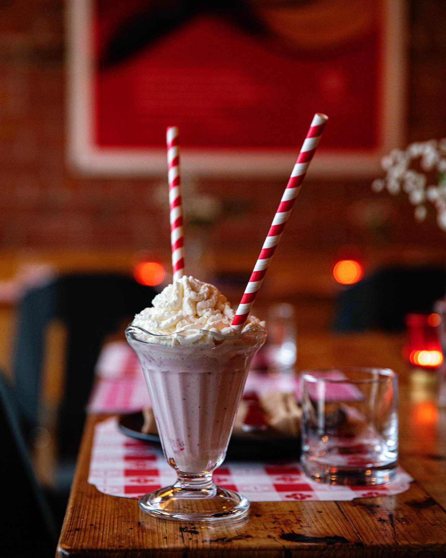 Our Valentine&rsquo;s Weekend is in full swing. And oh my god. Cute. We&rsquo;re doing a 50s diner themed menu all weekend so if you&rsquo;re dining with us you&rsquo;ll be getting a duck fat milkshake just like this cutie. All that&rsquo;s to say: c