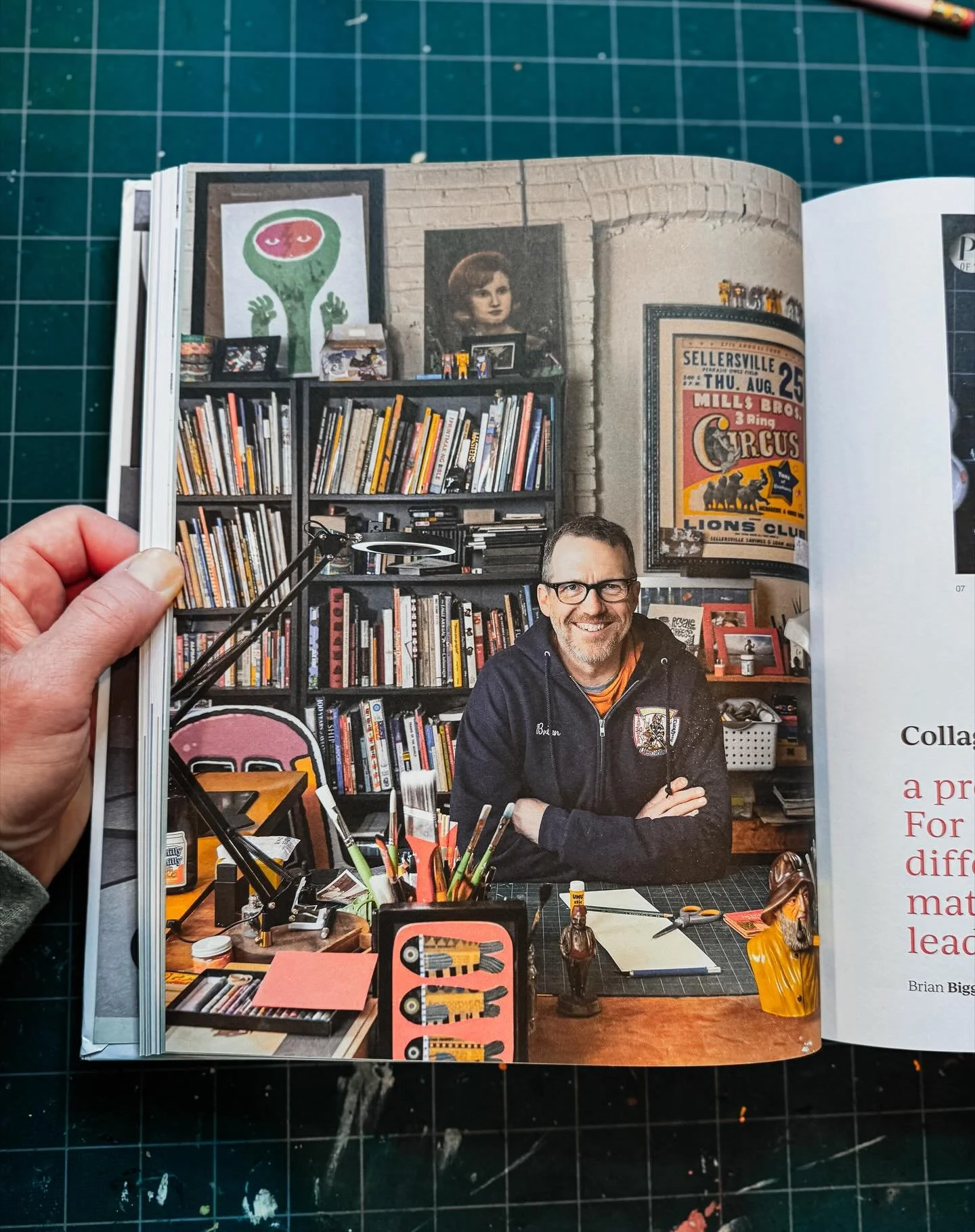 When I started making collage, as a &ldquo;something completely different&rdquo; from my day-job as an illustrator, I never really had any ambitions for the images I make. My drawings and illustrations are published in books and magazines and so on, 