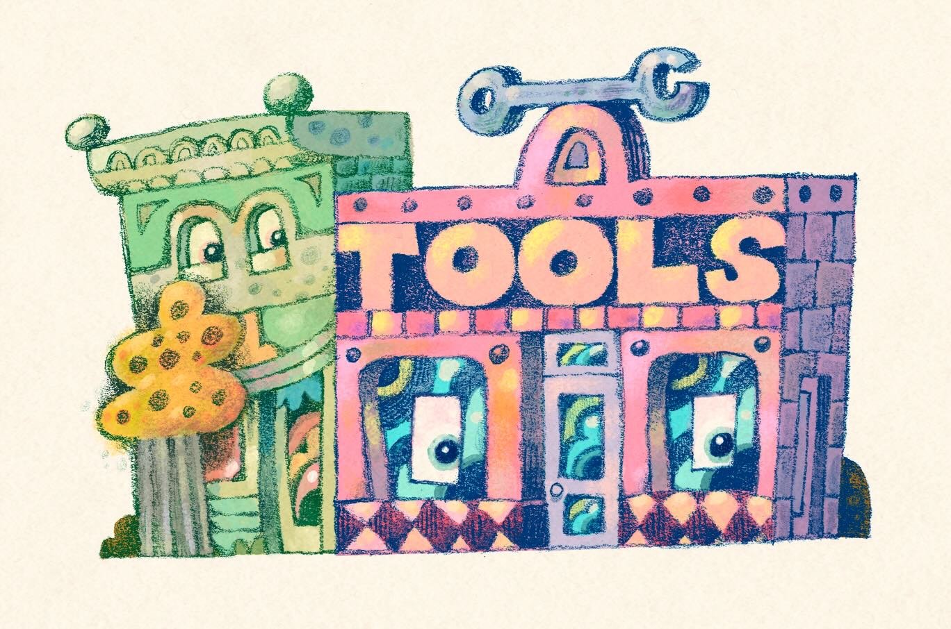 It&rsquo;s a quite colorful hardware store, isn&rsquo;t it?