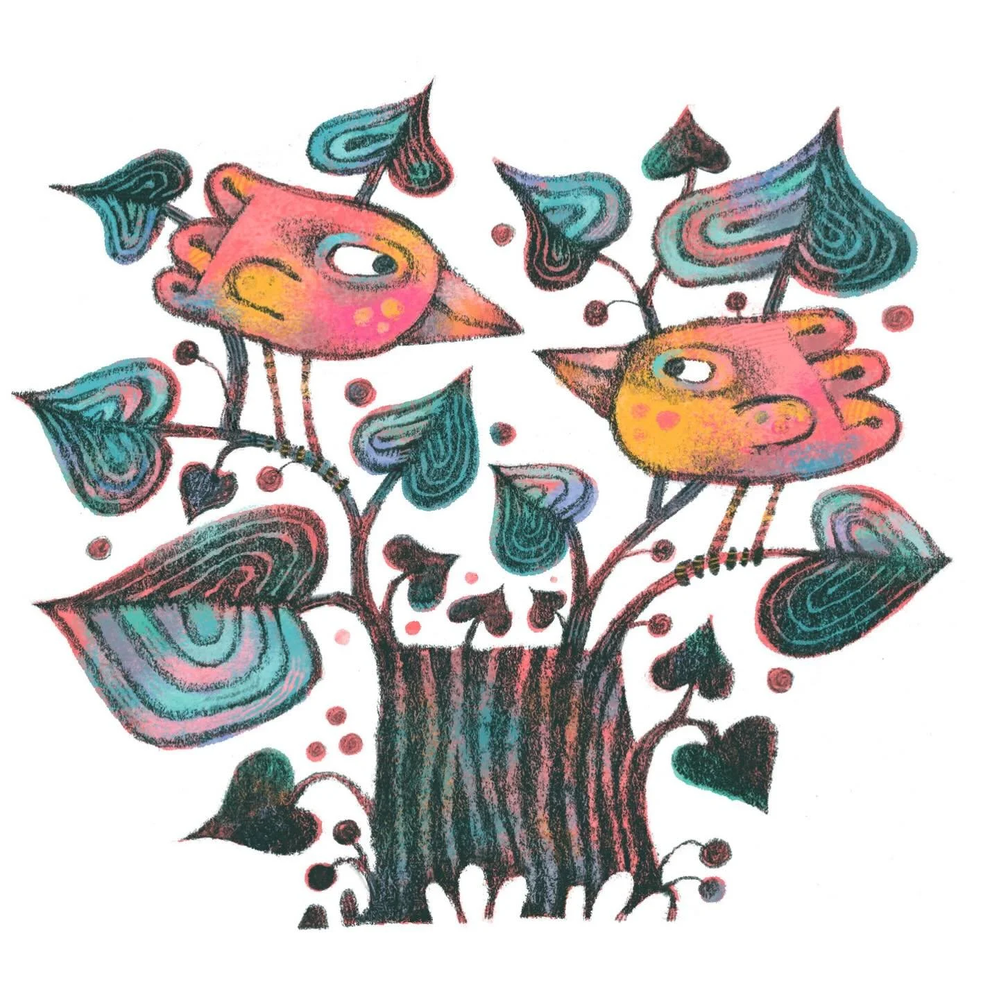 Valentines Day is tomorrow. I like to draw hearty be mine things for @snadorno this time of year and I&rsquo;m sure she&rsquo;ll be okay with me using this one as a wee self-promotional portfolio art. 
Swipe for process videos. Happy holiday.