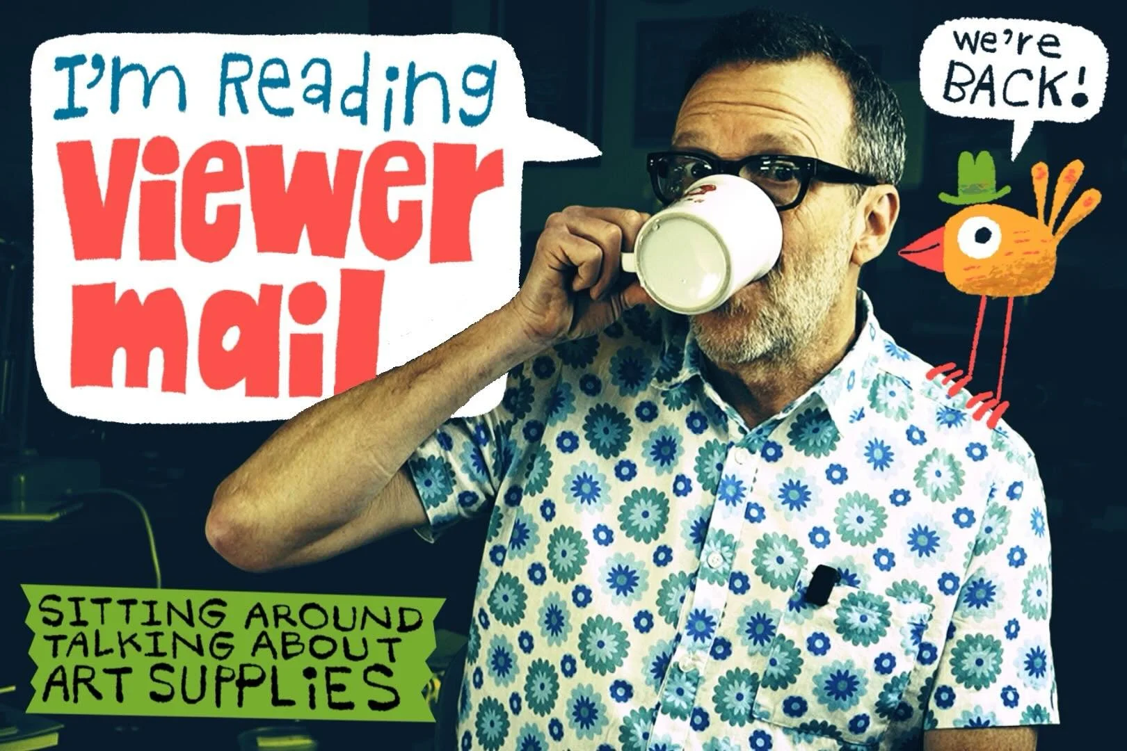 New episode of Sitting Around Talking About Art Supplies where I read the comments! Out loud. Shout-out to @thelargemammal in this one. 
This one was actually much simpler and even fun to make, even though it clocks in At 39 minutes. My audience is a