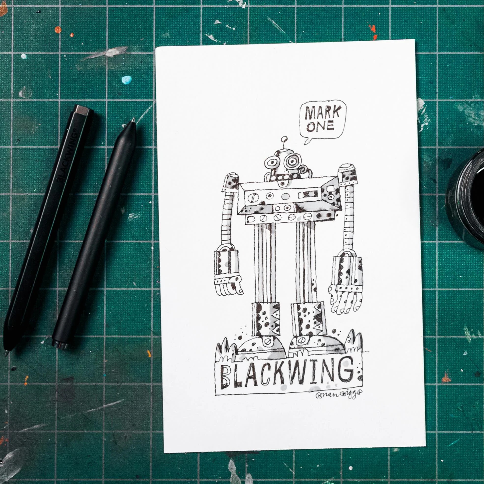 Just posted episode nine of my YouTube video thing. This one is about those pricey and excellent rollerball pens from @blackwing and @studioneat , and I ask the question &ldquo;do I need a 75 dollar pen?&rdquo;
In the video, I drew a robot which is n