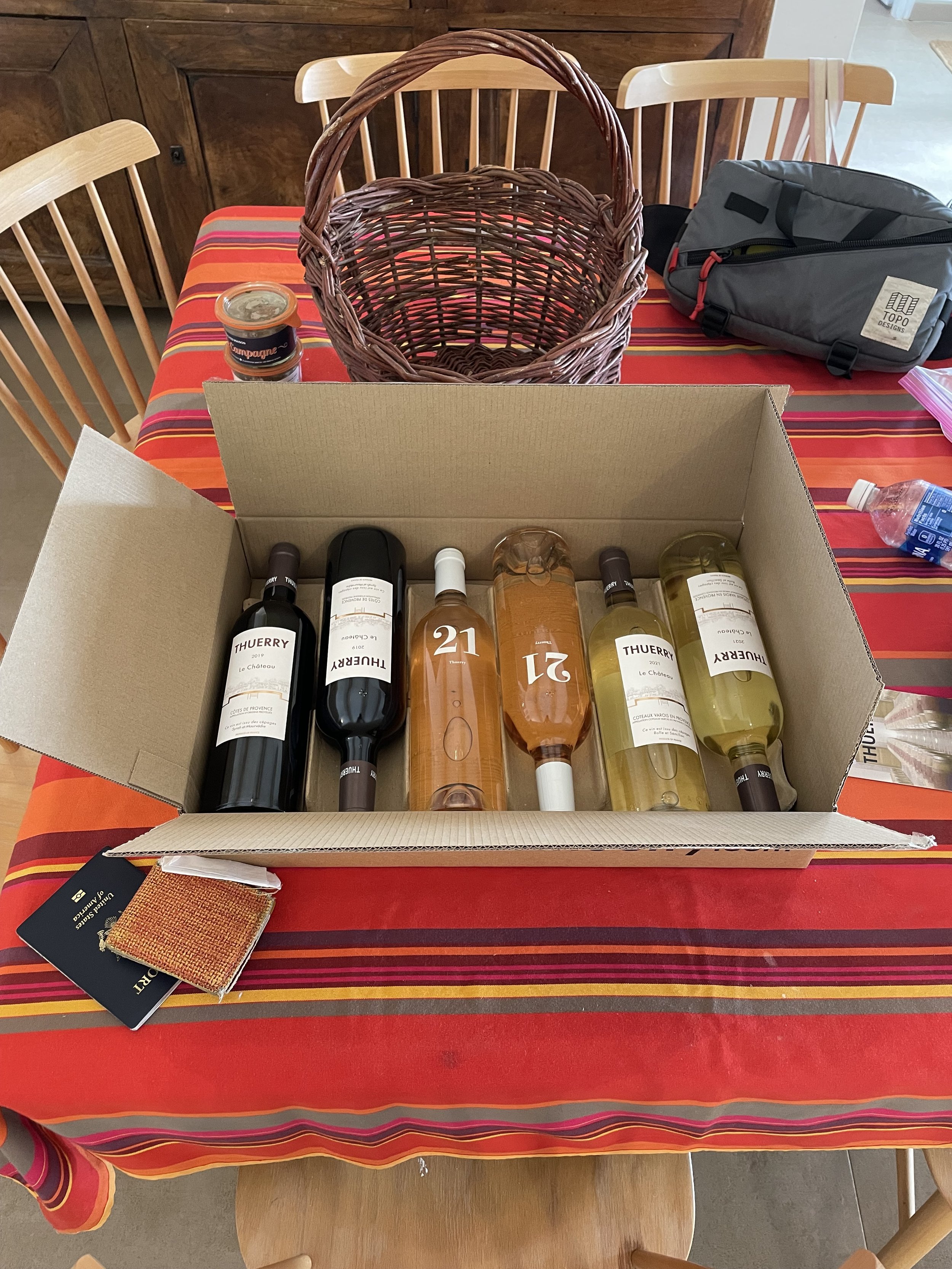 a gift from the AirBNB hostess