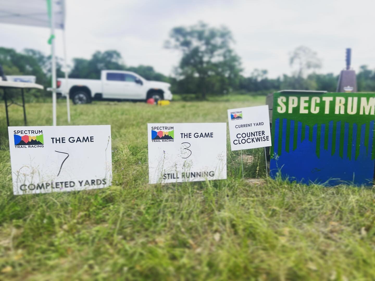 And then there were 3&hellip;

We have 3 runners out on the course for their 8th yard. 

Total miles completed: 29.19 

#thegame #spectrumtrailracing